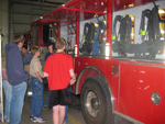 Boy Scouts at Fire Hall